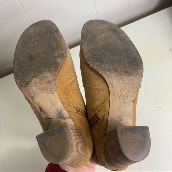 Tory Burch sabe camel suede leather booties - Picture 9 of 9